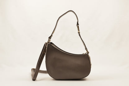✨ PLLCD PU Leather Crescent Shoulder Bag for Women – Trendy Baguette Crossbody Purse with Adjustable Strap