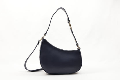 ✨ PLLCD PU Leather Crescent Shoulder Bag for Women – Trendy Baguette Crossbody Purse with Adjustable Strap