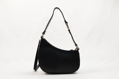 ✨ PLLCD PU Leather Crescent Shoulder Bag for Women – Trendy Baguette Crossbody Purse with Adjustable Strap