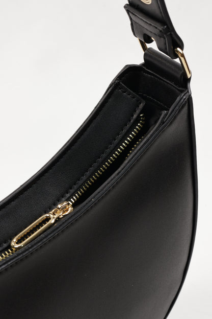 ✨ PLLCD PU Leather Crescent Shoulder Bag for Women – Trendy Baguette Crossbody Purse with Adjustable Strap