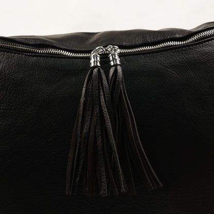 👜 PLLCD PU Leather Shoulder Bag for Women – Large Hobo Crossbody with Tassel Design & Adjustable Strap