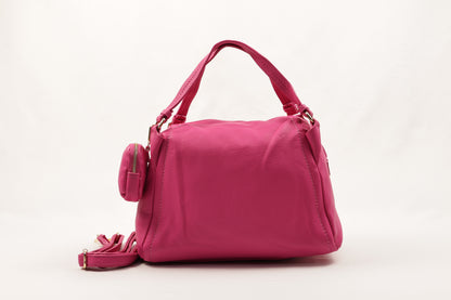 👜 PLLCD PU Leather Shoulder Bag with Detachable Mini Pouch – Large Crossbody Tote for Women with Adjustable Strap