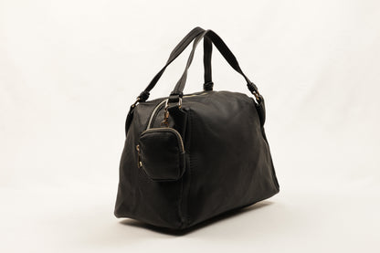 👜 PLLCD PU Leather Shoulder Bag with Detachable Mini Pouch – Large Crossbody Tote for Women with Adjustable Strap