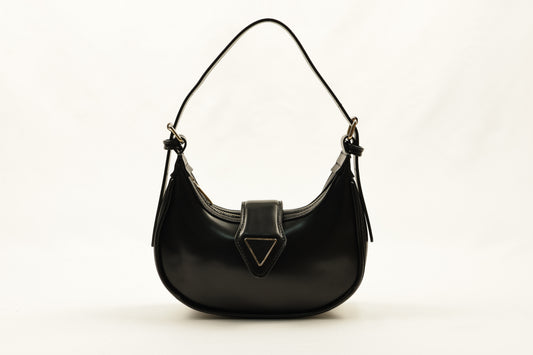✨ PLLCD PU Leather Crescent Shoulder Bag – Women’s Half-Moon Crossbody Handbag with Adjustable Strap