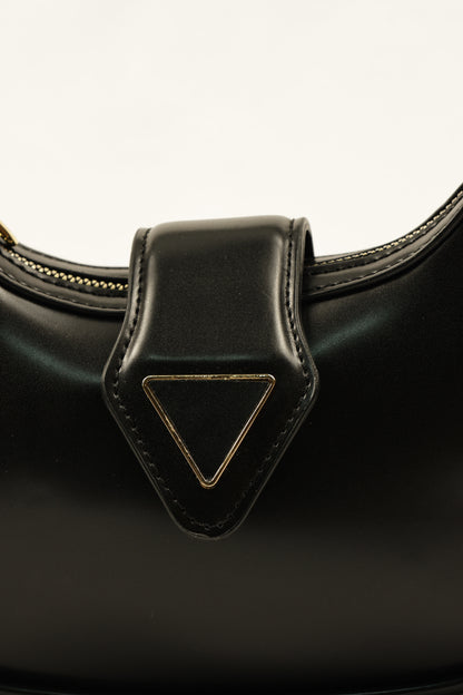 ✨ PLLCD PU Leather Crescent Shoulder Bag – Women’s Half-Moon Crossbody Handbag with Adjustable Strap