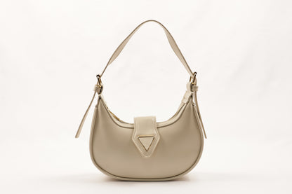 ✨ PLLCD PU Leather Crescent Shoulder Bag – Women’s Half-Moon Crossbody Handbag with Adjustable Strap