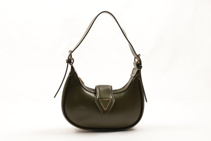 ✨ PLLCD PU Leather Crescent Shoulder Bag – Women’s Half-Moon Crossbody Handbag with Adjustable Strap