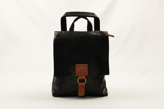 PLLCD Vintage Style PU Leather Backpack - Chic & Practical for Daily Use