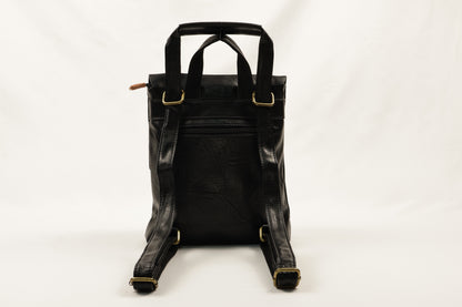 PLLCD Vintage Style PU Leather Backpack - Chic & Practical for Daily Use