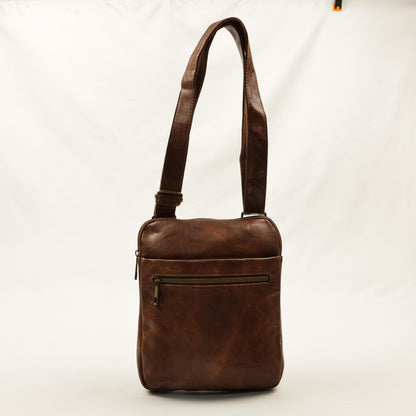 PLLCD Vintage Black PU Leather Crossbody Bag - Stylish & Convenient for Everyday