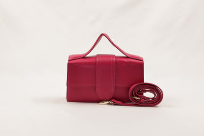 PLLCD Cream White PU Leather Top-Handle Crossbody Bag - Elegant Mini Bag for Daily & Party