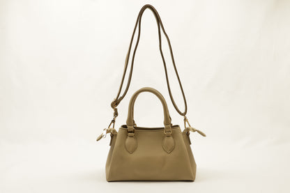 PLLCD Women's Stylish PU Leather Handbag - 11x25x14cm Versatile Tan Tote with Adjustable Long Strap (75-136.5cm) - Fashion Crossbody Shoulder Bag for Daily Use