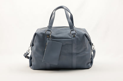 Chic Cream PU Leather Duffle Bag by PLLCD - Large Capacity Travel & Daily Handbag with Adjustable Long Strap